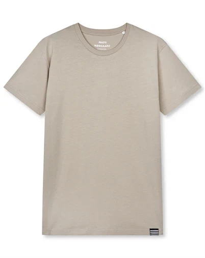 Mads Nørgaard - Fine Jersey Thor T-Shirt - Plaza Taupe